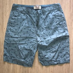 Men’s Penguin Blue Cotton Twill Shorts